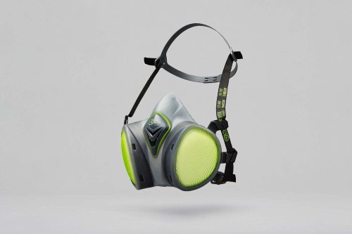 BLS 8100next gondozásmentes dupla szűrős félálarc, A1P2 R D szűrőkkel