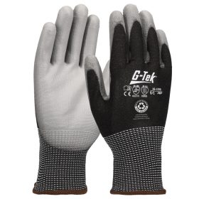   G-TEK 3RX újrahasznosított poliészter, PU tenyérmártott munkavédelmi kesztyű