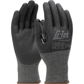   G-TEK PolyKor kötött, nitrilmártott, érintőképernyő kompatibilis munkavédelmi kesztyű