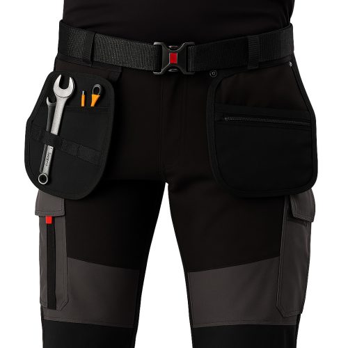 ISSALINE Wise 4-way stretch softshell nadrág lengő zsebekkel – dobozban