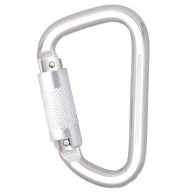   Kratos alumínium karabiner, negyedfordulatos zárral, 21mm nyitótávolsággal