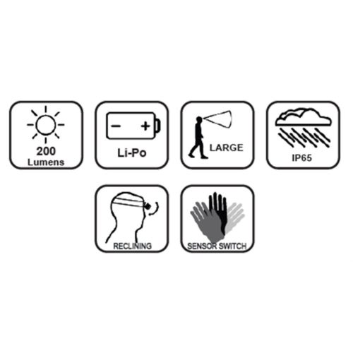 Kratos Newton 1 fejlámpa