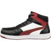 Puma Frontcourt BLK/WHT/RED Mid S3L ESD FO HRO SR munkavédelmi bakancs
