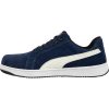 Puma Iconic Suede Navy Low S1PL ESD FO HRO SR munkavédelmi cipő