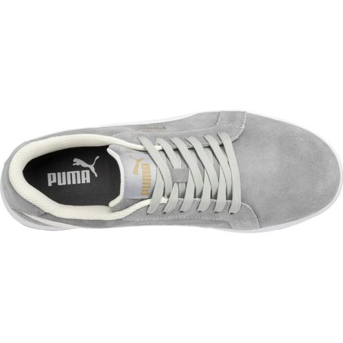 Puma Iconic Suede Grey Low S1PL ESD FO HRO SR munkavédelmi cipő