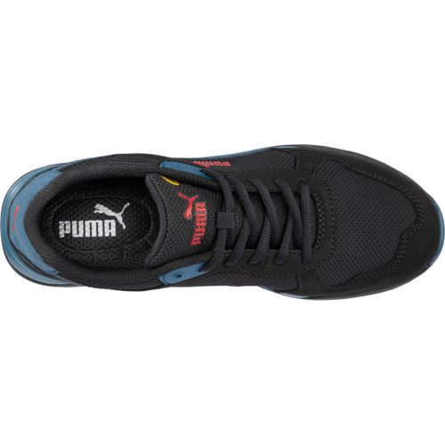 Puma Frontside BLK/Blue low S1PS ESD FO HRO SR munkavédelmi cipő