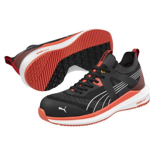 Puma Turbo BLK/Red S1PS ESD FO HRO SR munkavédelmi cipő