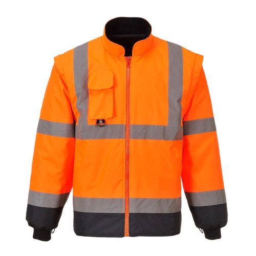 S426 - Hi-Vis 7 az 1-ben kontraszt Traffic kabát