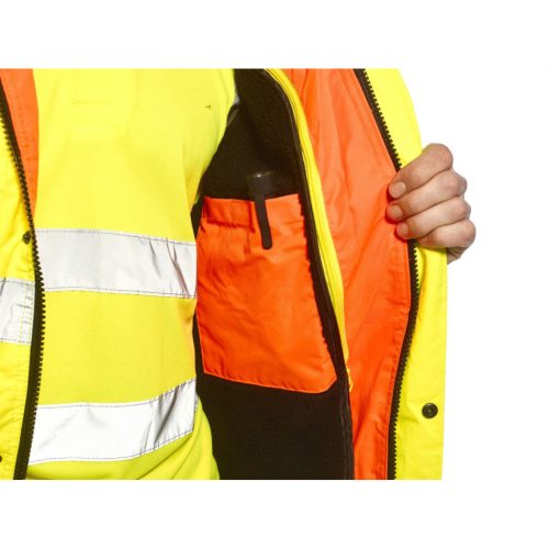 S464 - Jól láthatósági bomber dzseki