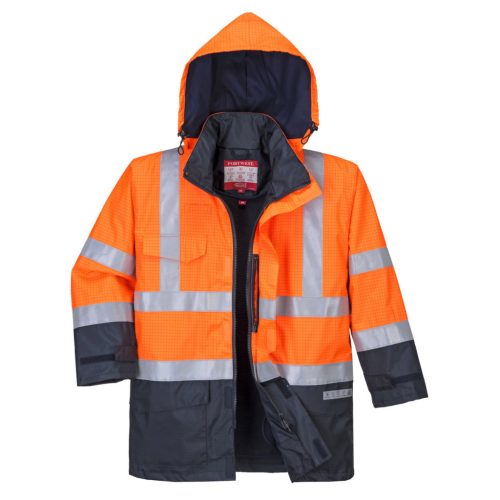 S779 - Hi-Vis Multi Protection antisztatikus és lángálló kabát