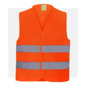 NARANCS láthatósági mellény fényvisszaverő csíkokkal